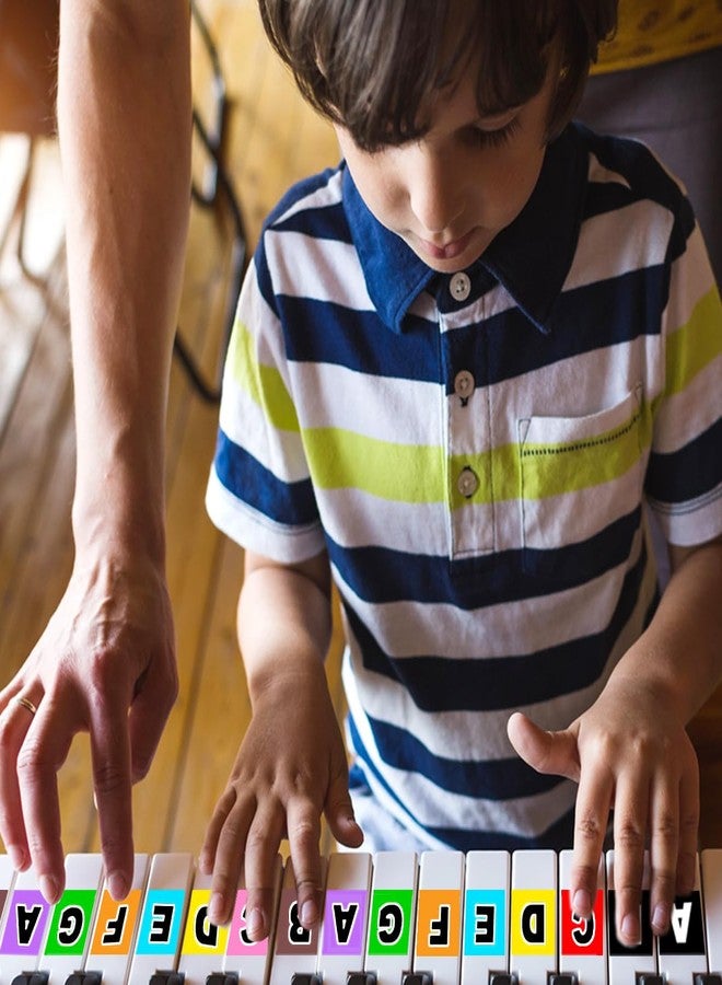 The HAPPY PIANO KIT for Memory. Color Stickers & Song Activity Kit for Kids - Booklet w/12 Songs, 3 Coding Sticker Sets, Reward Stickers, Easy 2 Follow, Ages 4 & up. Digital Baby Shark Lesson - Image 2